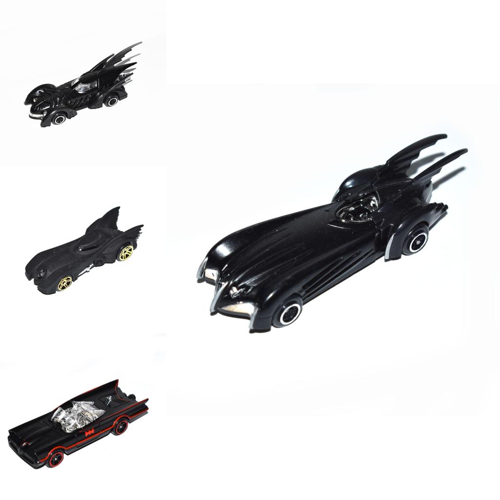 Классический набор из 6 литых машинок Hot Wheels Dc Comics Batman Batmobile для детей и взрослых