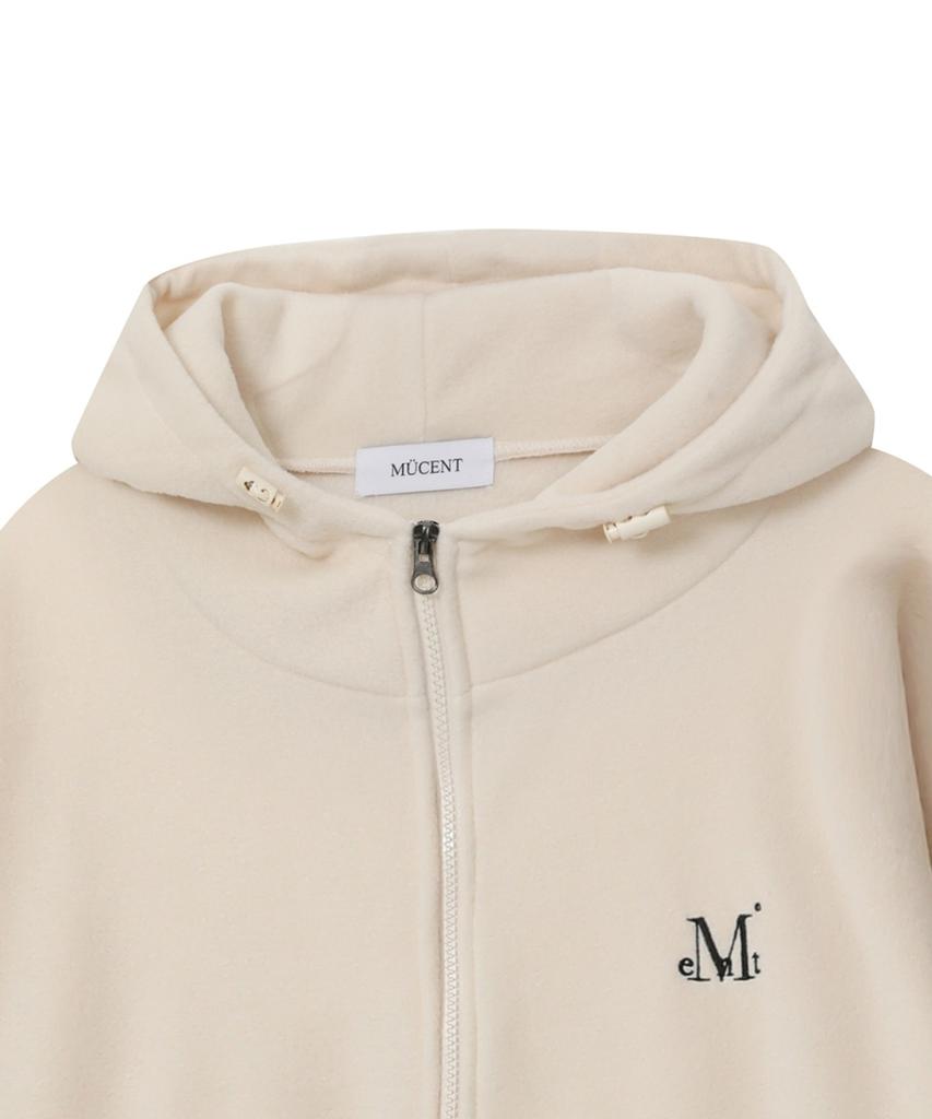 Mucent Snowing Fleece Two-Way Zip-Up Hoodie Unisex (3 Colors)