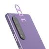 Camera Lens Protection Metal Cover Lens Cover for Sony Xperia 1 III Sony Xperia 10 Three La Lens Protector Bezel Aluminum Camera Lens Cover (Purple)