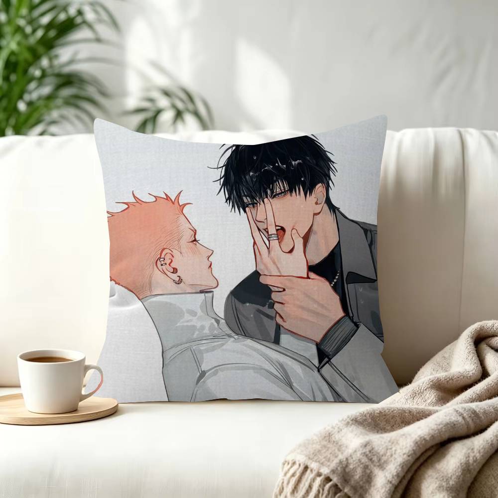 Days BL Anime Cushion Cover Pillowcase Upholstery Sofa Throw Pillow Home Decor Pillowcas