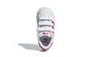 adidas Оригинальные SUPERSTAR CF Синтетическая кожа Удобные Нескользящие Низкие Детские Туфли Белый Красный Малыш CG6639