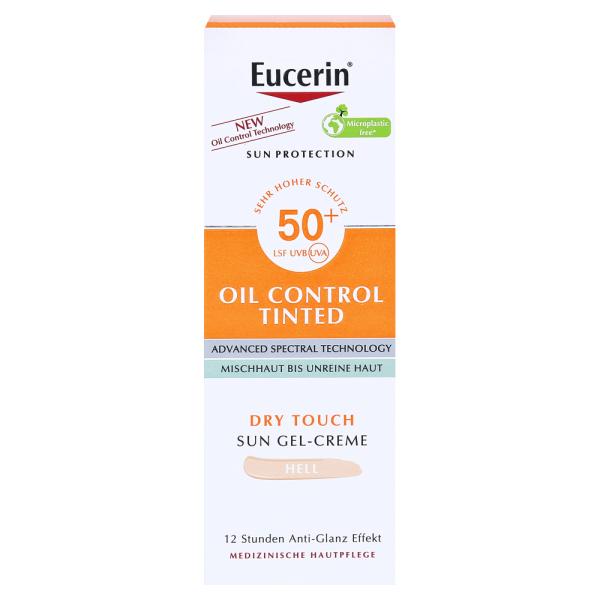 Eucerin Oil Control Tinted Sun Gel Cream SPF 50+ Light 50ml