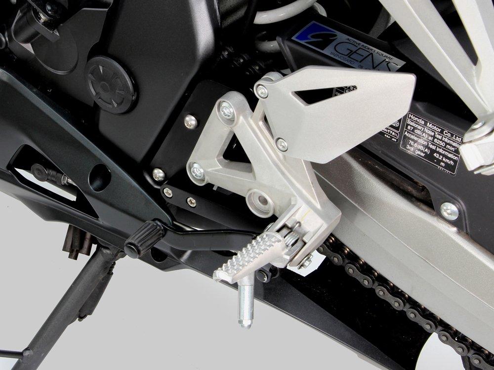 HURRICANE Step Offset for CBR250RR HF5306 Plate, Black, (MC51)