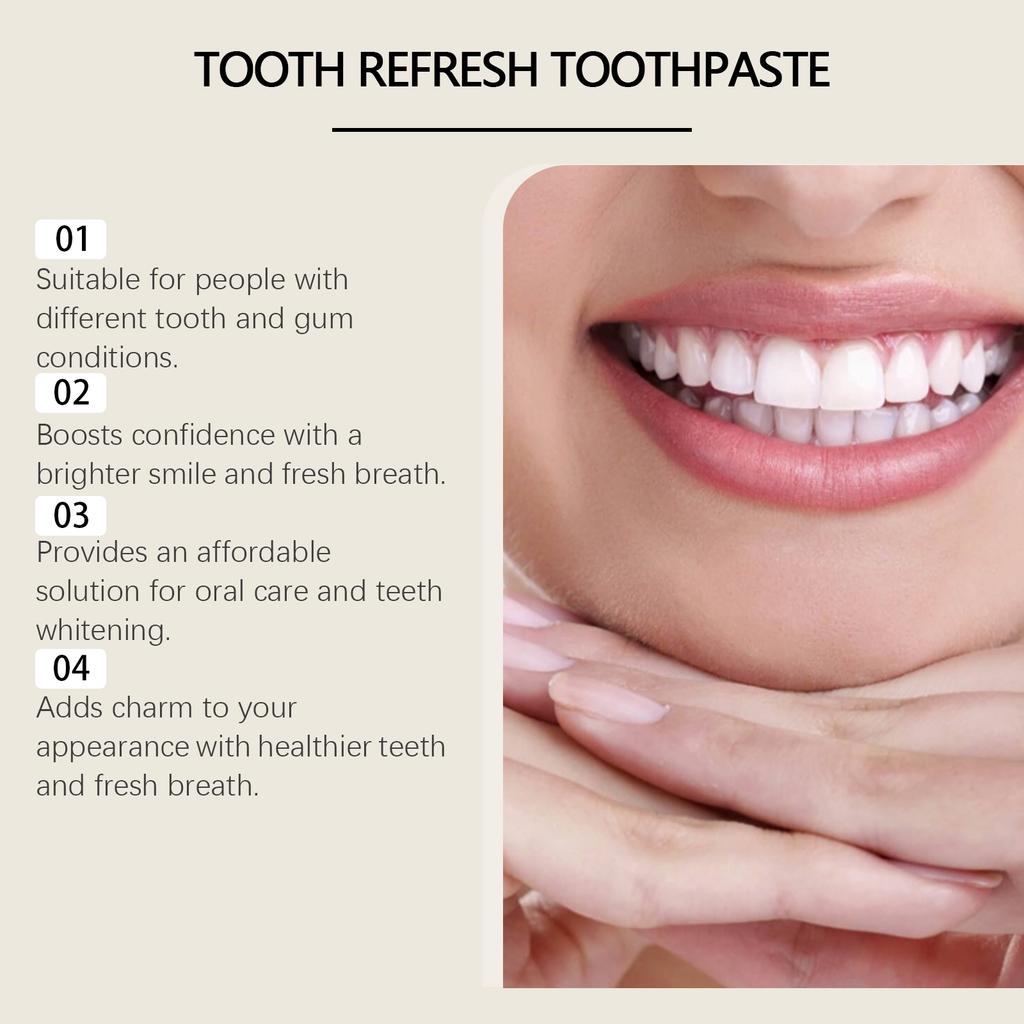 Teeth Cleansing Toothpaste Whitening Tooth Eliminate Plaque Stain Fresh Breath Improve Oral Smell Dental Care Toothpaste Adults