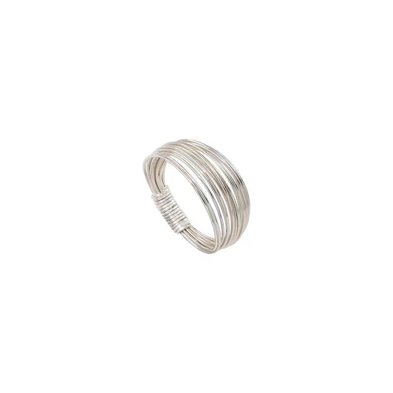 2024 Trendy Thousand Strands Silver Thread Women's Ring - Chic, Stylish & Luxurious Accessory