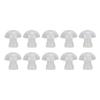 10Pcs Hearing Aid Ear Tips Soft Replacement Universal Domes Hearing Aid Ear Tips for Hearing Aid