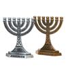 7 Branch Candle Holder Je Menorah Candle-holder Relic Ornament