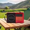 Портативное FM-радио 1200 мАч со светодиодным дисплеем, BT 5.4, радиодинамик, карманное радио для дома, путешествий, подарки для пожилых