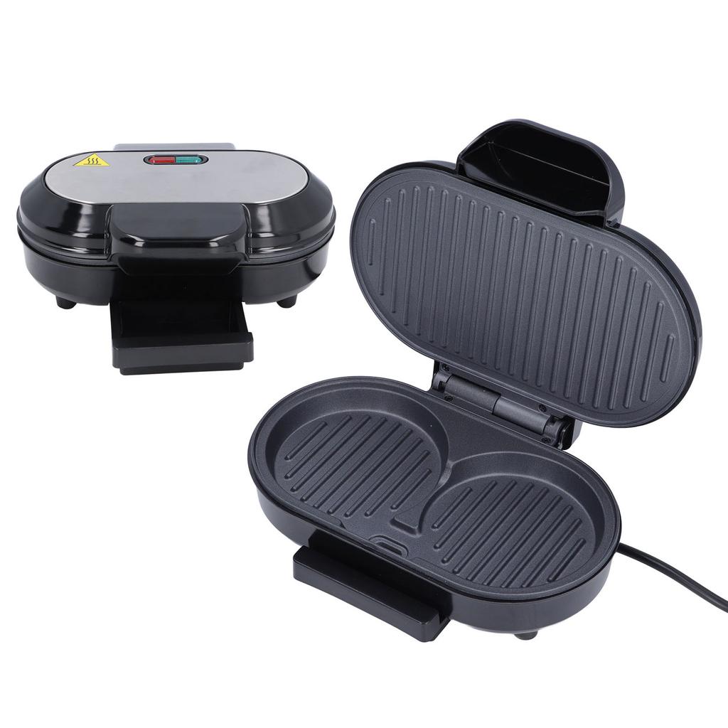Электрический бургер-мейкер, устойчивый к пригоранию, быстро нагревающийся, компактный, для внутреннего использования, стейк-гриль для панини с сыром на гриле