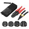 Ratchet Wire Crimping Tool Kit Stainless Steel Wire Stripper with Automatic Release Device and