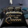 3D Printed Couple Bedding Set I Love You Crown Duvet Cover Double Twin Full Queen King Adult Kids Bedclothes Quilt Cover 2/3pcs