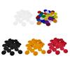 100Pieces Tokens Chips Solid Color Game Currency Coins Family Games Accs