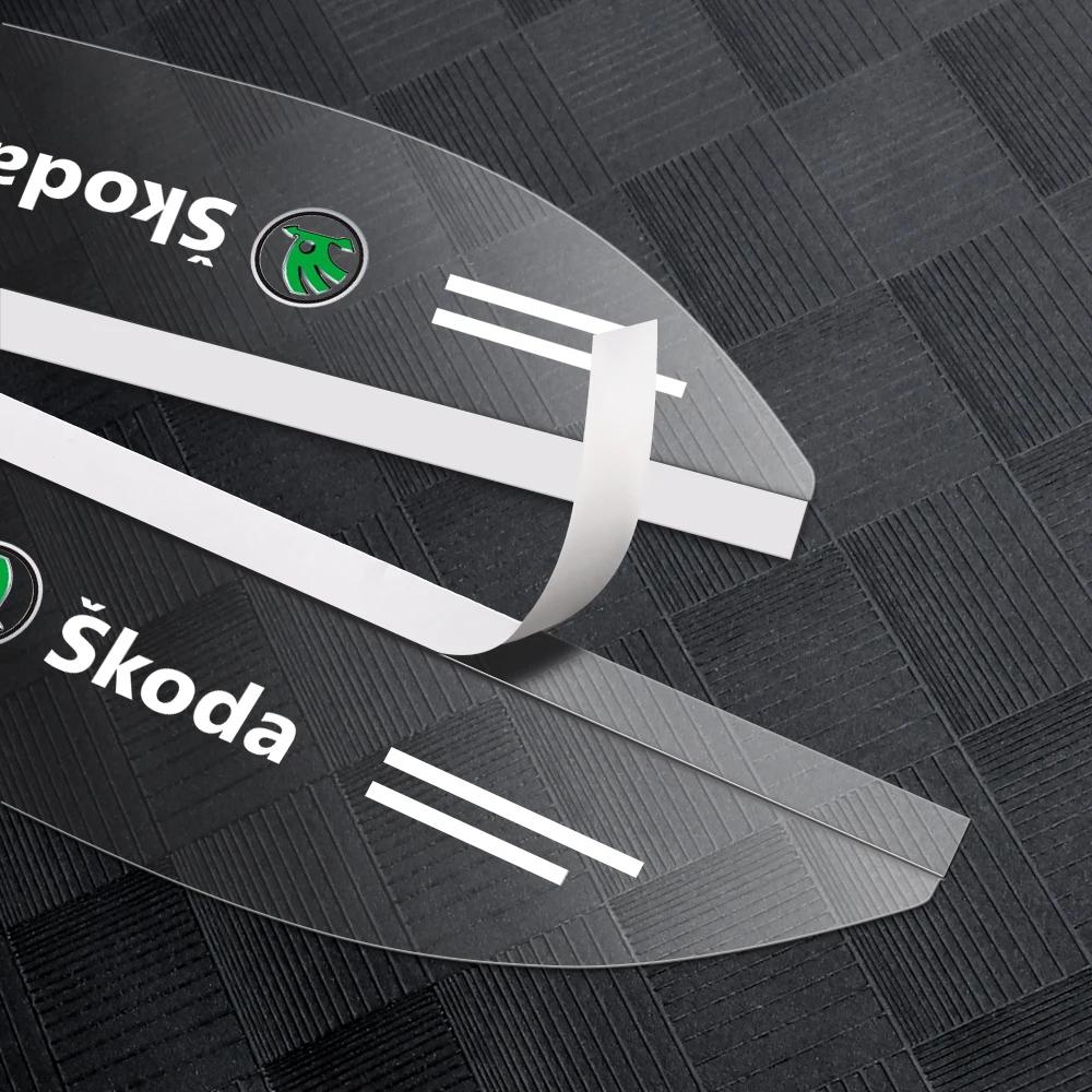 Car Sticker New Style PVC Rainproof Eyebrow Cover For Car Rearview Mirrors - Side Shield, Suitable For Skoda Models NL6