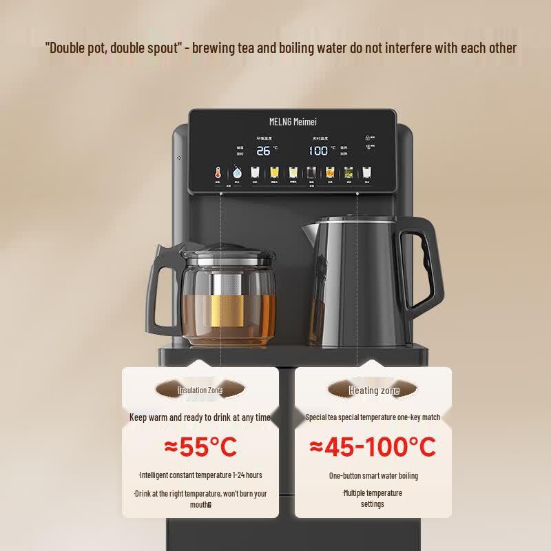 MeiLing Smart Bottom-Load Water Dispenser & Tea Bar with Cooling & Heating CN plug (adapter included)