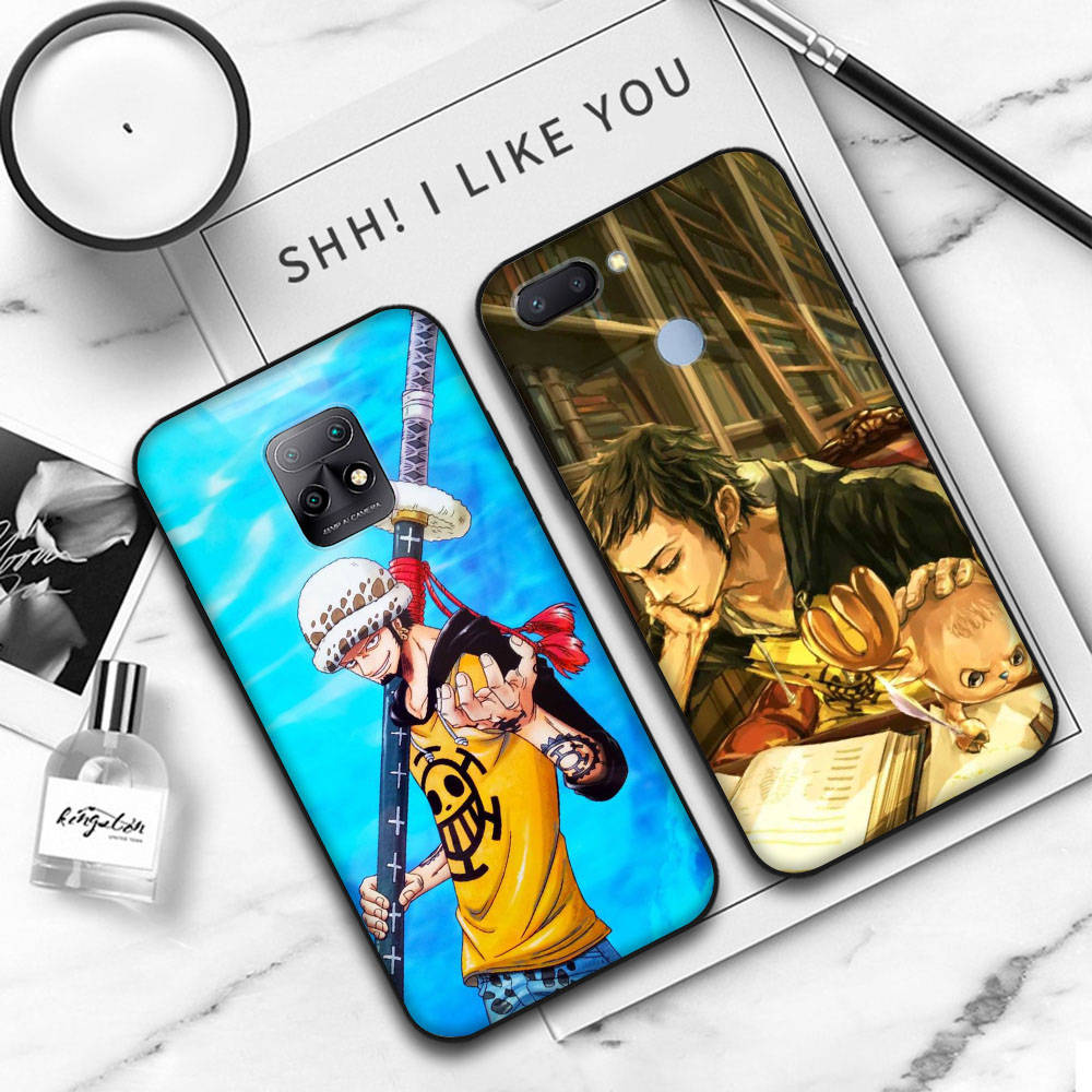 JW60Trafalgar Law черный мягкий чехол для Samsung Note 20 Lite S24 Ultra S23 A03 A05 A06 A11 A71 A15 A16 A13 A24 A25 A33 A52 A53 A50 M55 M35 Plus