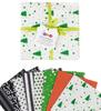 Christmas Theme Print Precut 5-inch Cotton Fabric Quilting Squares Charm Pack DIY Patchwork Sewing