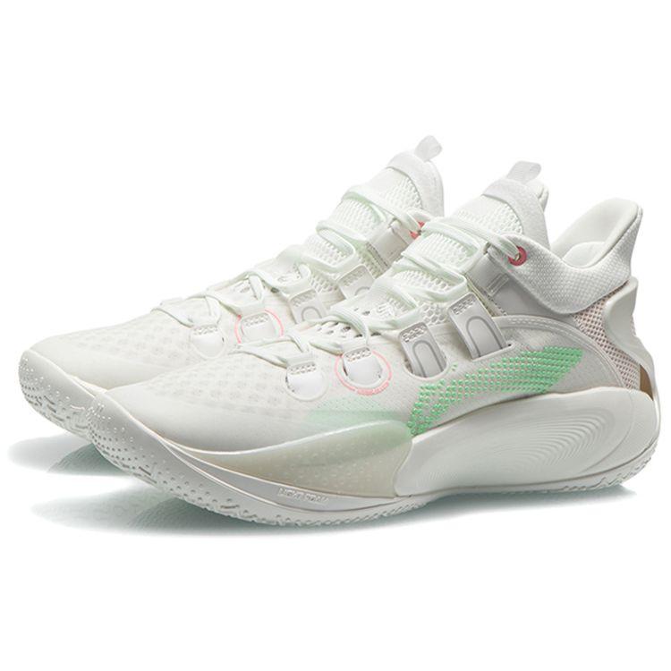 Баскетбольные кроссовки Li Ning Sonic 9 Low Slip, устойчивые к ударам, прочные, низкие, мужские, кроссовки Off-White ABAR039-5