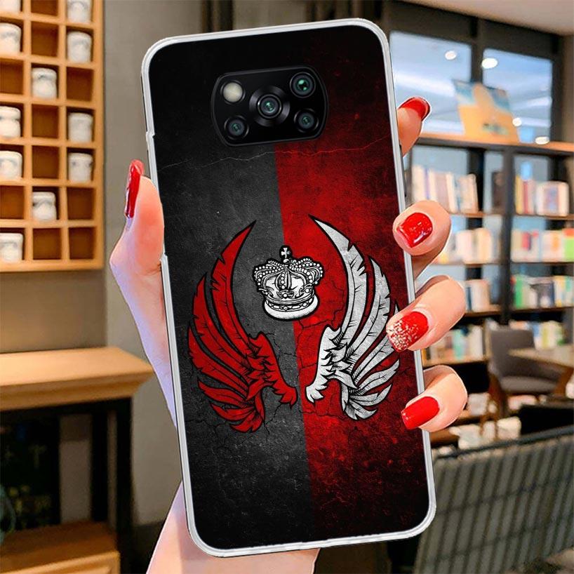 Poland Flag Cover Phone Case For Xiaomi Poco F7 Ultra X7 X6 X5 Pro M7 Redmi 15C 15 13C 13 12C 12 10C 10 9A 9C 9T 9 Shell Poco X7