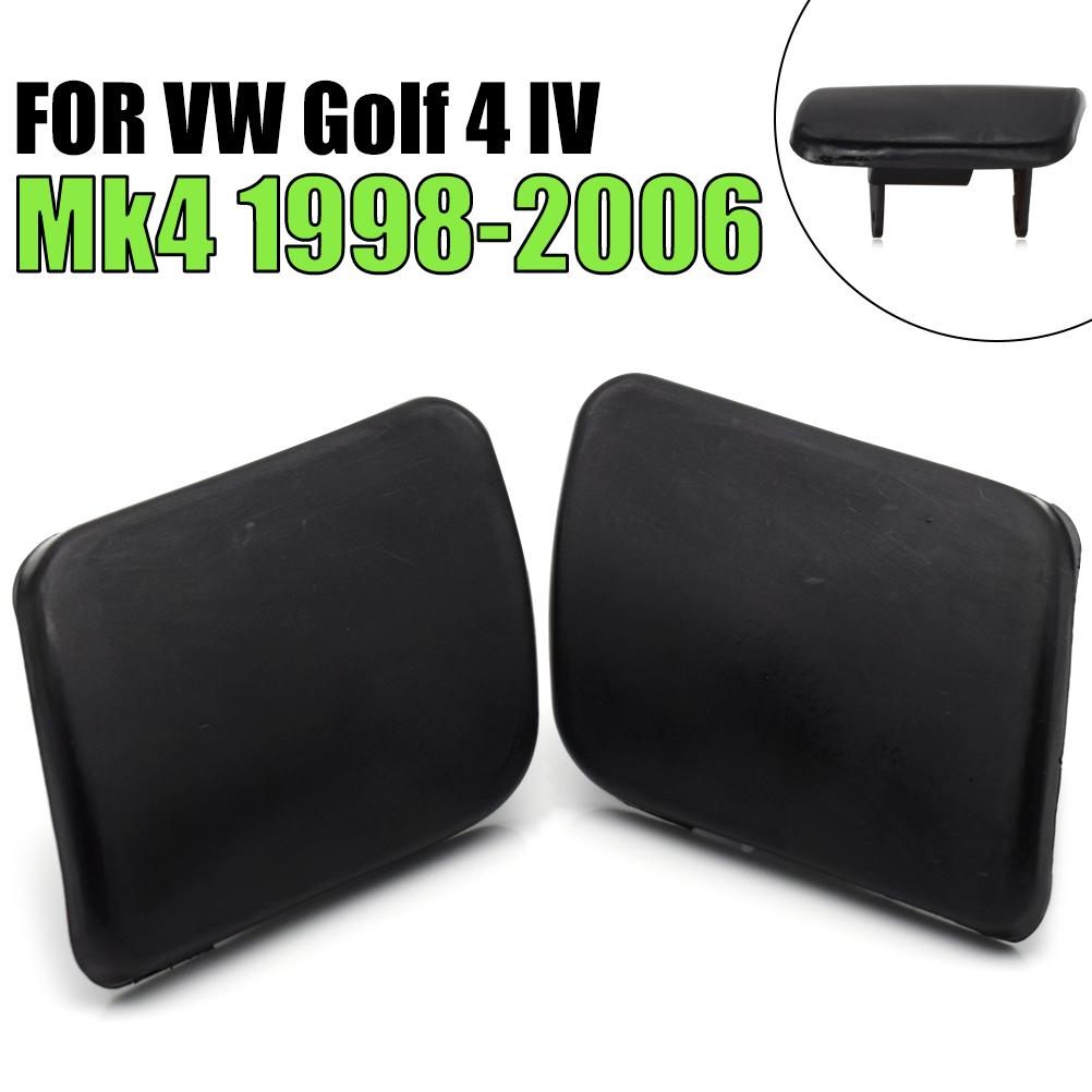 2 шт., насадка для омывателя фар, форсунка, крышки, передний бампер для VW GOLF Mk4 1997-2006 1J0955110A, Стайлинг автомобиля