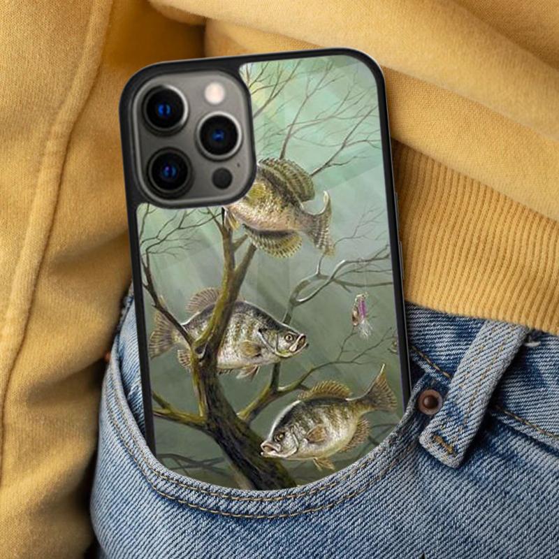 Рыбалка на карпа Рыба Мягкий чехол для телефона для iPhone 17 Air 16e Pro max 15 Pro 13 14 Plus 11 12 MagSafe Магнитный Coque