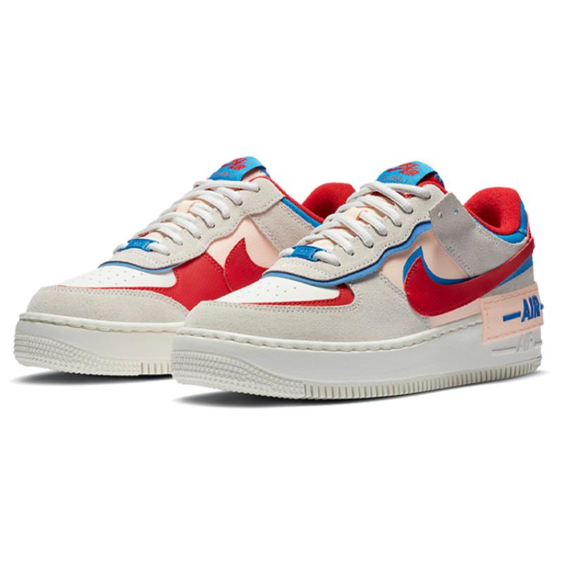 Nike Женские кроссовки Air Force 1 Shadow 'Sail Royal Red' CU8591-100