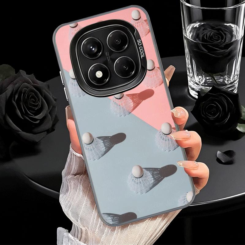 Спортивный противоударный чехол для телефона с рисунком бадминтона для Xiaomi Redmi Note 15 14 13 12 Pro Plus 11 11S 11T 5G, чехол, защита от падений, Fundas