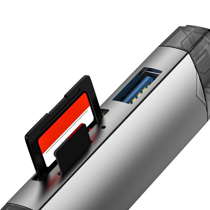 Type C Micro Sd Card Reader Type C To Usb Otg Adapter 6 In 1 USB 3.0 TF Card USB Flash Drive Type C Card Reader