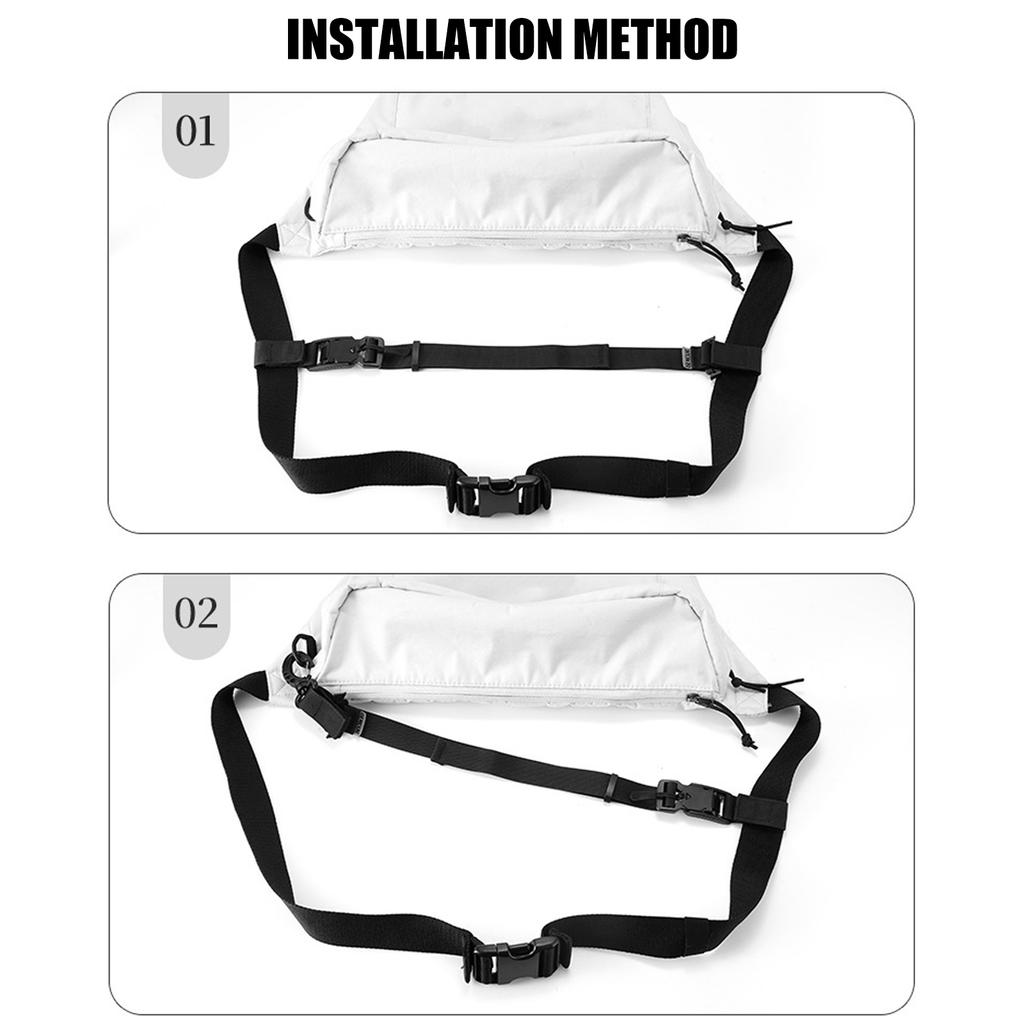 Нагрудный вспомогательный стабилизирующий ремень для рюкзака с быстросъемной пряжкой Нагрудный ремень из стропы для рюкзака Нагрудный ремень для рюкзака