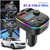 1-3 шт. Автомобильный FM-передатчик Автомобильный MP3-плеер Bluetooth 5.3 Поддержка TF-карты USB-накопителя Громкая связь Беспроводной автомобильный комплект Адаптер MP3-плеера