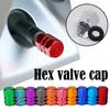Tire Valve Stem Caps Decorative Tires Accessories Aluminum Alloy Nipple Wheel Caps For Cars Motorcycles Bicycle Cover Dustproof