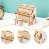 3D for Adults Piano Model Kit Construction Craft Piggy Bank Tabletop Ornament