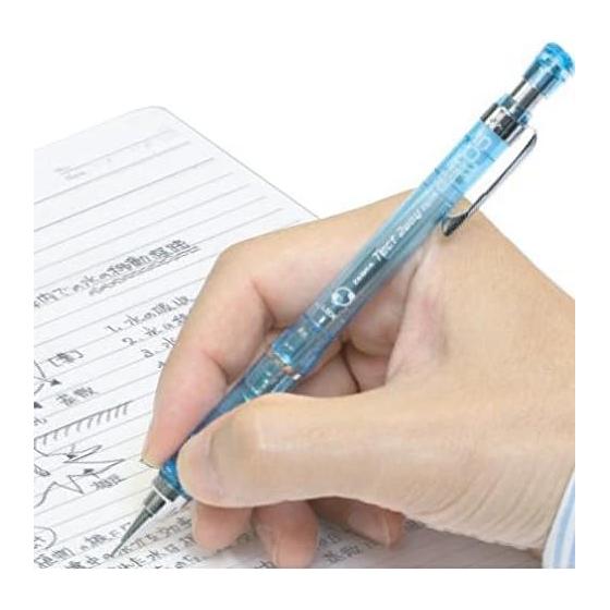Механический карандаш Zebra Sharp Pencil Tect 2-way 0.5 Черный 10 шт. B-MA41-BK, Механизм подачи стержня встряхиванием, Переключаемый механизм встряхиванием, Низкий центр тяжести для стабильного письма,