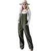 Autumn Solid Color Multi-pocket Overalls Women's European and American Simple and Versatile Corduroy Jumpsuit Women