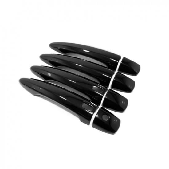 Bright black Car Door Handles Cover Trim 8pcs For GMC CANYON -2025