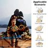 1pc, Cartoon Cowboy Blanket, Seasonal Universal, Home Decoration, Throw Blanket, Soft Flannel Throw Blanket, Versatile & Cozy for Bedroom, L