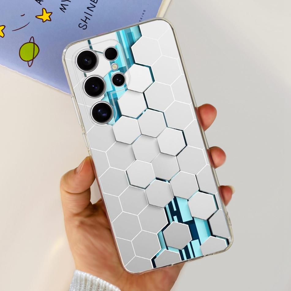 For Samsung Galaxy S24 Ultra S24 Plus (S24+) S24 5G Phone Case Samsung S24Plus S24Ultra Fashion Cool Pattern Soft Silicone Cases