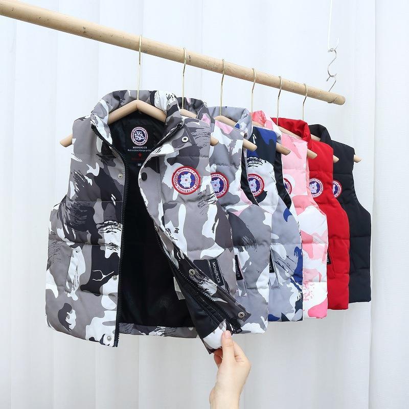 Пуховый жилет Big Goose для мальчиков и девочек, жилет на белом утином пуху, жилет для маленьких студентов, жилет