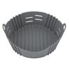 Fryer Silicone Liner Heat Resistant Elastic Washable Food Grade Reusable Fryer Basket for Cooking