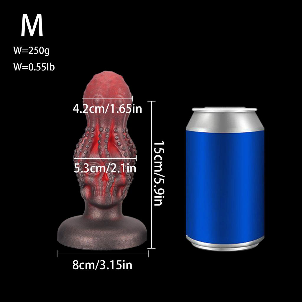 Популярный осьминог щупальце череп голова анальная пробка задний двор расширение массаж мастурбация устройство SM альтернативные формы дилдо