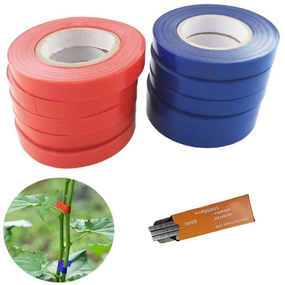 10pcs 1Box Staple Plant Branch Cable Tie Tying Binding Tool Garden Banding Machine Vegetable Plant