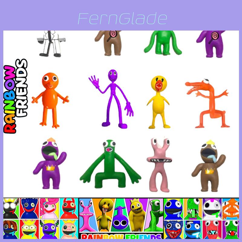 Roblox Радужные друзья Фигурка Игрушка Модель Прочная Красочная Топпер для торта Украшение Для Детских Рождественских Подарков