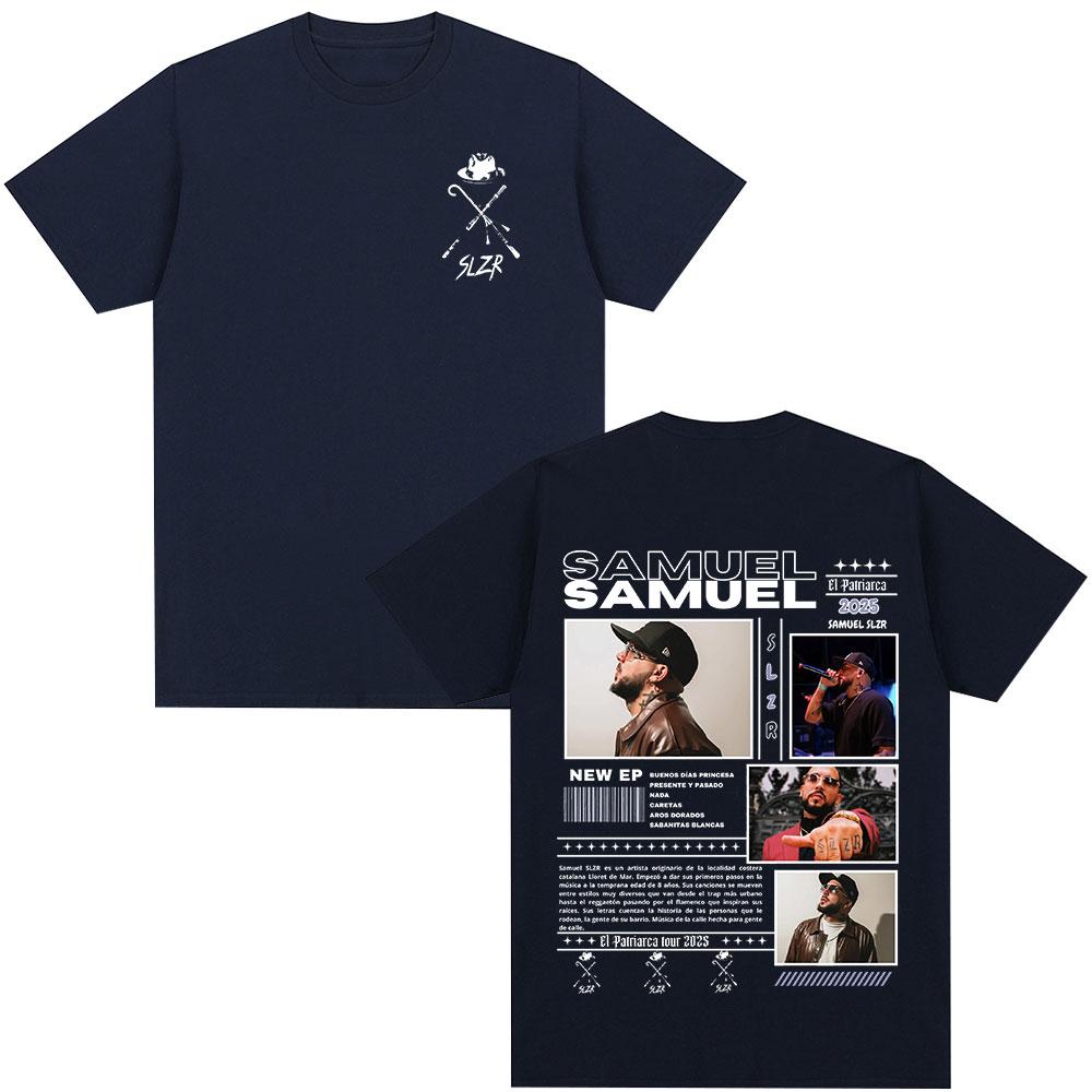 Rapper Samuel Slzr Tour 2026 Graphic T Shirts Unisex Women Fashion Hip Hop Pop Music Tshirts Casual Oversized T Shirt
