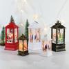 Santa Claus Night Light Portable Hanging Lamp New Year Christmas Retro Lantern Light  Home