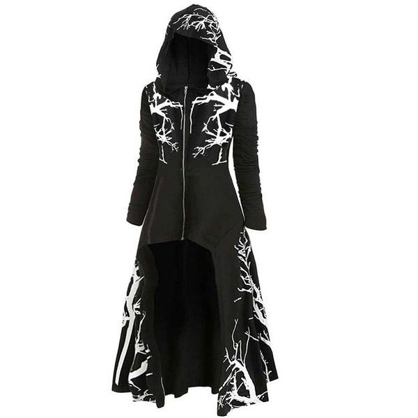 Хэллоуин Специальный Винтажный Шаль Брат Панк Капюшон Необычный Шаль Куртка