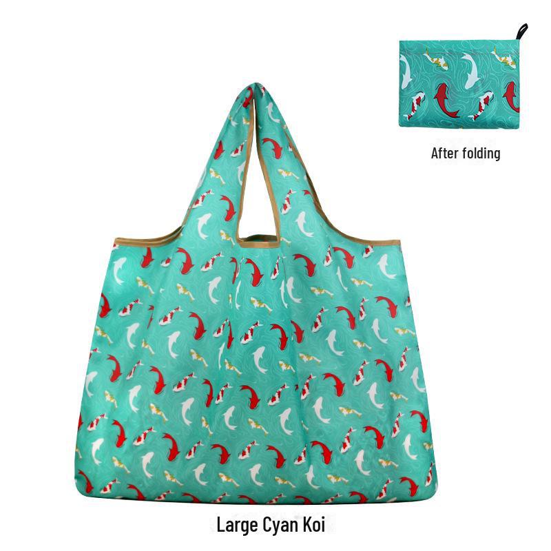 Портативные экологичные японские тканевые сумки для покупок – водонепроницаемые, складные и моющиеся для использования в супермаркетах