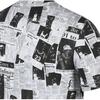 Air Jordan Rivals Newspaper Print Sports Crew Neck Short Sleeve T-Shirt Men Tops Grey CD5849-100
