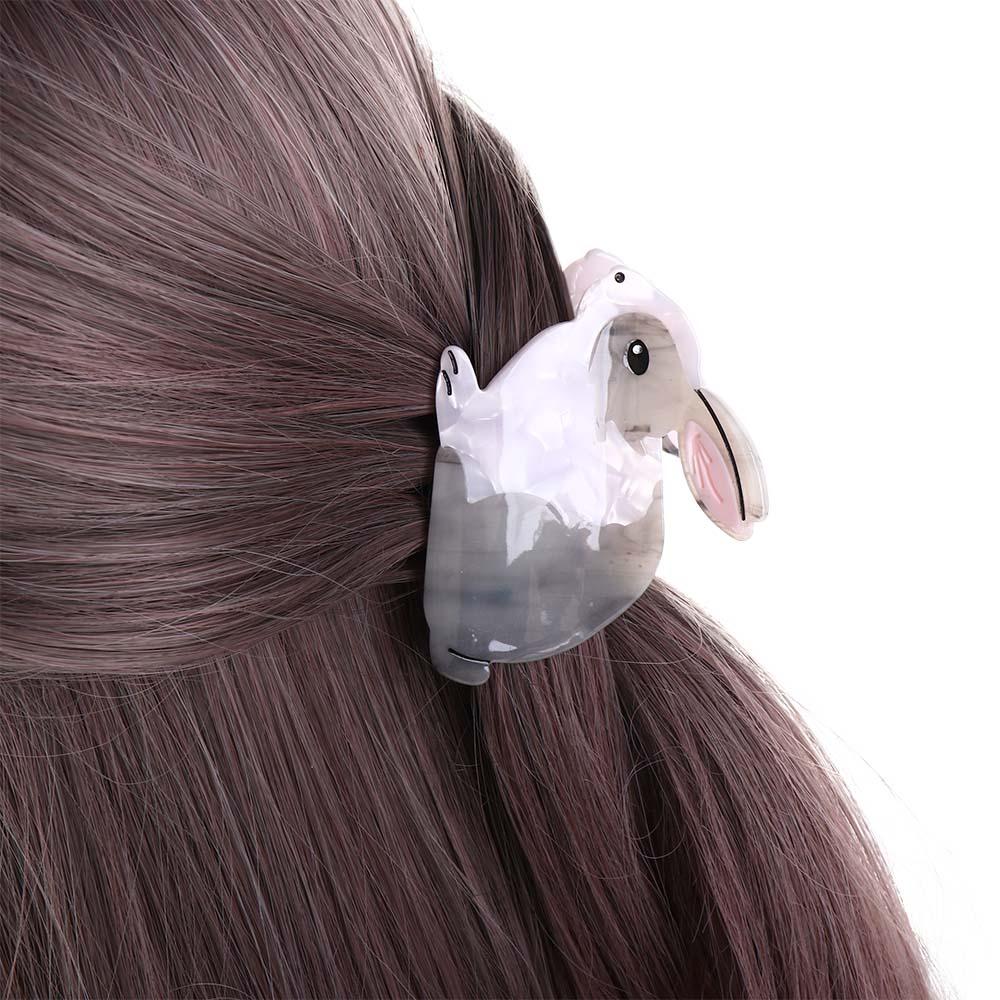 Holder Acetic Acid Women Hair Clips Korean Style Crab Clip Rabbit Hair Claw Hair Accessories
