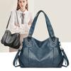 Vintage Women's Handbag Large Capacity Soft Leather Shoulder Bag Mother Bag