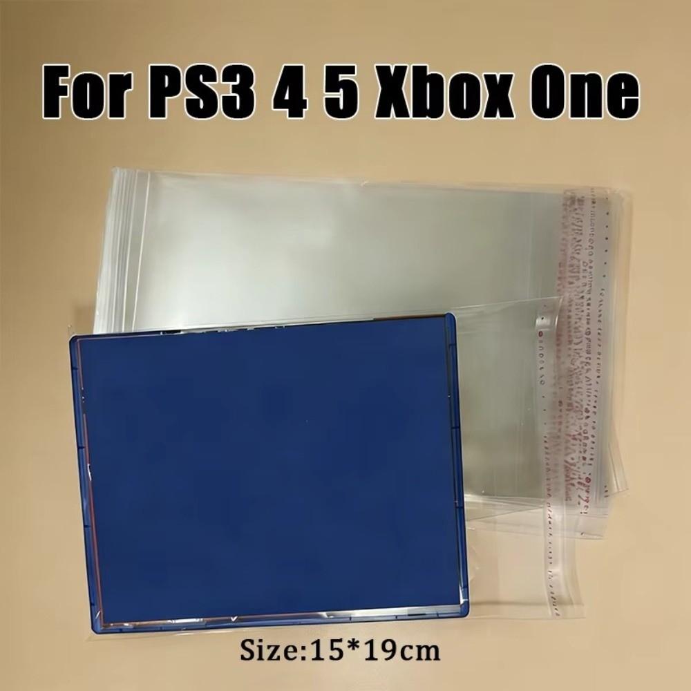 100 шт. Самоклеящиеся защитные пакеты для игровых дисков для PS1 2 3 4 5 NS NS2 Wii Xbox360 3DS NDS