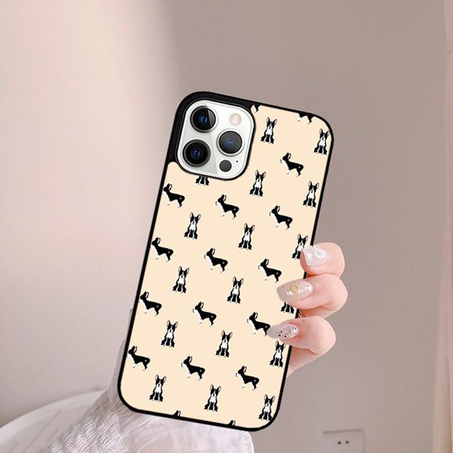 Чехол для телефона с французским бульдогом в маске Для iPhone 17 Air 16 15 14 Plus apple 16 11 12 13 Pro Max coque